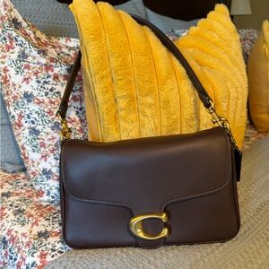 Coach Soft Tabby Shoulder Bag Brass/Maple